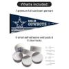 Dallas Cowboys Pennant Banner and Wall Tack Pads view 2