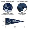 Dallas Cowboys Pennant Banner and Wall Tack Pads view 3