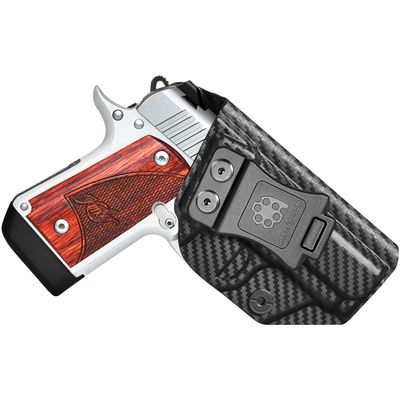Amberide Kimber Micro 9 IWB Holster,Kydex-Boltaron Inside Waistband Fit Kimber Micro 9 9mm,Secure Retention,Quick Draw,030 Cant