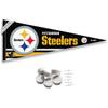 Pittsburgh Steelers Pennant Banner and Wall Tack Pads view 1