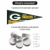 Green Bay Packers Pennant Banner and Wall Tack Pads view 2