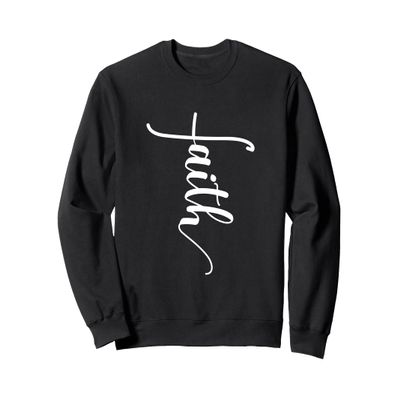 Amen Faith Over Fear Faith Based Bible Verse Sweatshirt