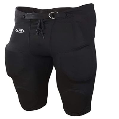 Rawlings | Adult Game/Practice Football Pants, Black, X-Small
