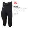 Rawlings | Adult Game/Practice Football Pants, Black, X-Small view 3