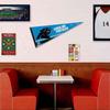 Carolina Panthers Pennant Banner and Wall Tack Pads view 3