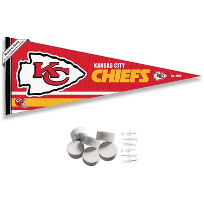 Kansas City Chiefs Pennant Banner and Wall Tack Pads