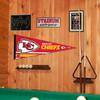 Kansas City Chiefs Pennant Banner and Wall Tack Pads view 4