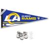 Los Angeles Rams Pennant Banner and Wall Tack Pads view 1