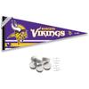 WinCraft Minnesota Vikings Pennant Banner and Wall Tack Pads view 1