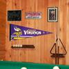 WinCraft Minnesota Vikings Pennant Banner and Wall Tack Pads view 4
