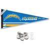 Los Angeles Chargers Pennant Banner and Wall Tack Pads view 1