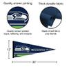 Seattle Seahawks Pennant Banner and Wall Tack Pads view 3