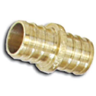 Cash Acme UC008LFCP25 Brass Barb PEX Insert Coupling, Lead-Free, 1/2-In, 25-Pk. - Quantity 6