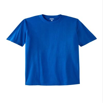 KingSize Shrink-Less Lightweight Longer-Length Crewneck T-Shirt Royal Blue