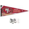 San Francisco 49ers Pennant Banner and Wall Tack Pads view 1