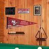 San Francisco 49ers Pennant Banner and Wall Tack Pads view 4