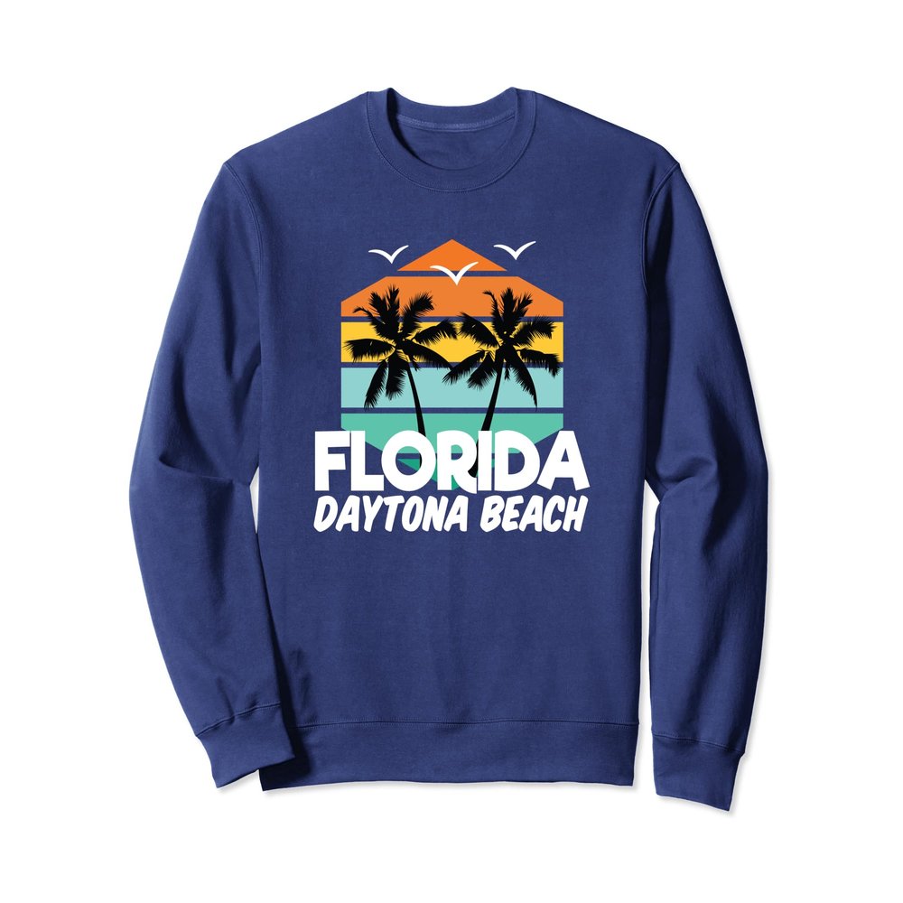 Daytona Beach FL Originals Daytona Beach Florida Local Art Sweatshirt