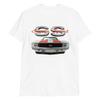 1969 Chevy Camaro SS Super Sport Classic American Muscle Car Graphic T-Shirt | Vintage Car Enthusiast Gift White view 1