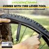 4 Pack 20" Bike Tubes with 2 Tire Levers, Bicycle Inner Tube Schrader Valve Fit 1.75/1.95/2.10/2.125, Bike Inner Tube for Road/MTB/Kids Bike by Hydencamm view 3