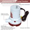JENENSERIES Submersible Boat 2000GPH Bilge Water Pump 12v DC water pump with float switch suitable for ferry, yacht, marine and garden drainage system (2000GPH) view 3