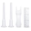 Trideer 4-Piece Exercise Ball Plug Replacement Kit, White, PVC, Inflatable, Yoga, Exercise Ball Accessories view 1