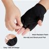 FIORETTO Fingerless Gloves for Airsoft Shooting Half Finger Hunting Hiking Cycling Driving Motorcycle Climbing Work Gloves Black X-Large view 3