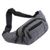 GOMYIE Lightweight Belt Bag For Travel Sports Hiking Traveling Running Casual Hands-Free Wallets Waist Pack Phone Bag,Gray view 1