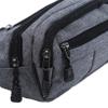 GOMYIE Lightweight Belt Bag For Travel Sports Hiking Traveling Running Casual Hands-Free Wallets Waist Pack Phone Bag,Gray view 2