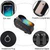 PROBEROS Cycling Bike Frame Bag Waterproof Bicycle Bag with TPU Touch Screen Large Capacity EVA Pressure-Resistant Handlebar Bag with Headphone Hole, Suitable for Phone Under 7.0 Inch view 4