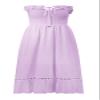 R.Vivimos Womens Summer Cotton Strapless Elastic Ruched Tube Ruffle Casual Boho Midi Flowy Dress (X-Large, Lavender#2) view 4
