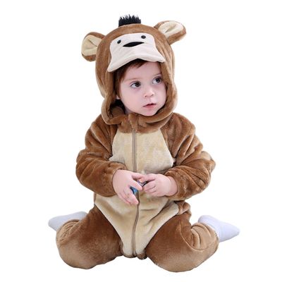 ABTSHU Baby Monkey Costume Toddler Halloween Dress Up Outfit 1-3 Months