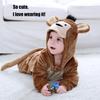 ABTSHU Baby Monkey Costume Toddler Halloween Dress Up Outfit 1-3 Months view 2