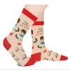 AGRIMONY Funny Socks for Women Girls-Shh,Im Reading Reader Novelty Cute Fun Funky Crew Socks - Teen Girls Mom Book Lovers Stocking Stuffers Christmas Valentines Funny Gifts view 3