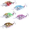 CrankBaits Fishing Lures CrankBait of Bass,Topwater Lures for Freshwater and Saltwater Shallow Water Deep Diving Swimbait,Topwater Bait for Trout Bass Fishing Lure,5pcs/Box view 2