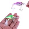 CrankBaits Fishing Lures CrankBait of Bass,Topwater Lures for Freshwater and Saltwater Shallow Water Deep Diving Swimbait,Topwater Bait for Trout Bass Fishing Lure,5pcs/Box view 4