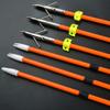 ZSHJGJR Archery Bowfishing Arrows Fiberglass Fishing Hunting Arrows with Broadheads Safety Slides for Compound Bow Recurve Bow Fishing Hunting 3/6/12pcs (Orange 2#, 12 Pieces) view 4