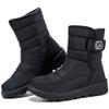 Ablanczoom Womens Winter Snow Boots With Warm Fur Lining Comfortable Booties Non Slip Waterproof Outdoor Shoes view 1