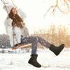 Ablanczoom Womens Winter Snow Boots With Warm Fur Lining Comfortable Booties Non Slip Waterproof Outdoor Shoes view 2