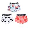 Yartina Toddler Baby Boys Girls 3 Pack Cute Cartoon Print Shorts Bloomers Casual Harem Shorts Red&White 12-24 Months view 1