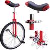JINCAN Unicycle 16-inch/18-inch, 20-inch wheel adult female balance bike, anti-skid tires and wheeled unicycle with adjustable release saddle-easy to assemble, safe and comfortable (Size : 18inch) view 3