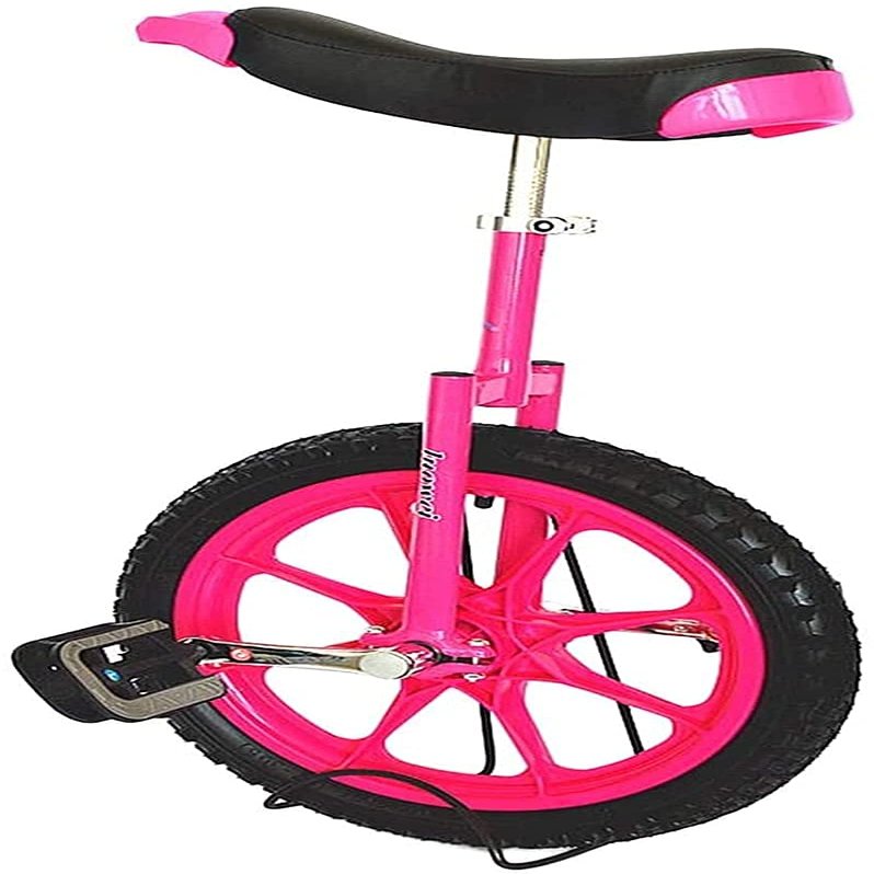 JINCAN 16-inch unicycle, outdoor balance bike, wheeled unicycle with anti-skid tires and adjustable release saddle is safe and comfortable