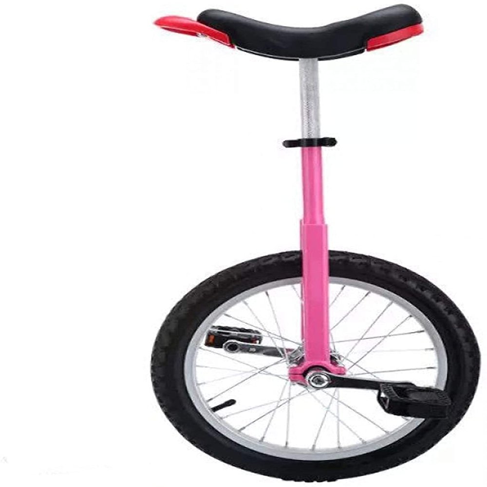 JINCAN Unicycle, 16-inch/18-inch/20-inch wheel balance bike, wheeled unicycle with anti-skid tires and adjustable release saddle with independent bracket-easy to assemble, safe and comfortable