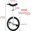 JINCAN Unicycle, 16-inch/18-inch/20-inch wheel balance bike, wheeled unicycle with anti-skid tires and adjustable release saddle with independent bracket-easy to assemble, safe and comfortable view 3