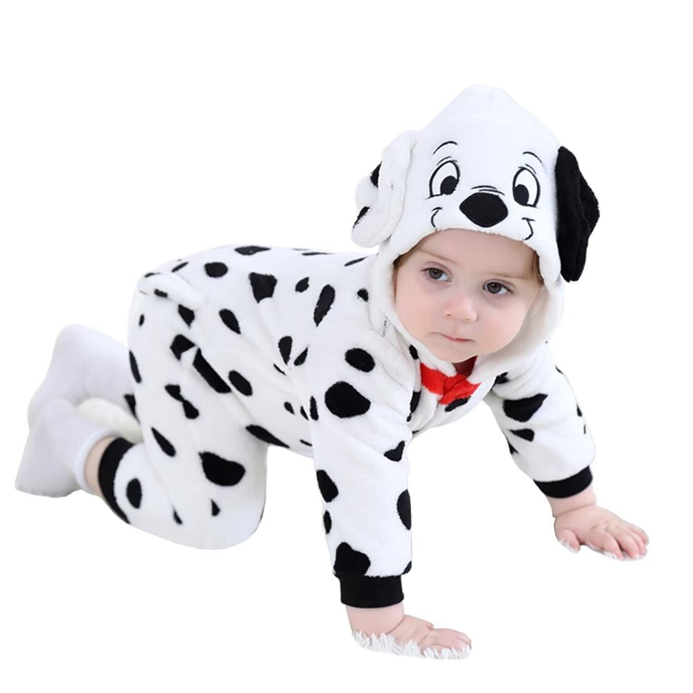 ABTSHU Baby Dalmatian Costume Toddler Halloween Dress Up Outfit 6-12 Months