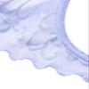 Lilosy Women's Sexy Underwire Floral Lace Sheer Bachelorette Lingerie Set See Through Bra and Panty 2 Piece Lavender Light Purple Medium view 4