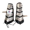 Nautical-Mart Complete Templar Warrior Armor for LARP, Action Roleplaying and Cosplay Silver (Leg Greaves) view 1