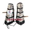 Nautical-Mart Complete Templar Warrior Armor for LARP, Action Roleplaying and Cosplay Silver (Leg Greaves) view 2