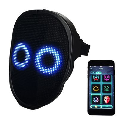 Depointer Life Led Mask with Bluetooth-compatible App Controlled, Customizable Shining Mask, unisex-adult
