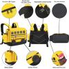 Kids Backpack for Boys Girls Preschool Bookbags 3D Cartoon Daycare Toddler Bags Medium Yellow view 4