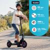 iScooter 1S Scooter Electric for Adults - 17 Miles Long Range & 18 MPH, 350W Motor, 8.5" Honeycomb Solid Tires, Dual Suspensions, Foldable Electric Scooter Adults with Dual Braking System & App view 2